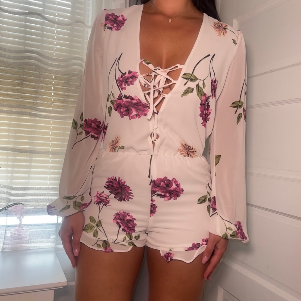 Forever 21 Floral Romper